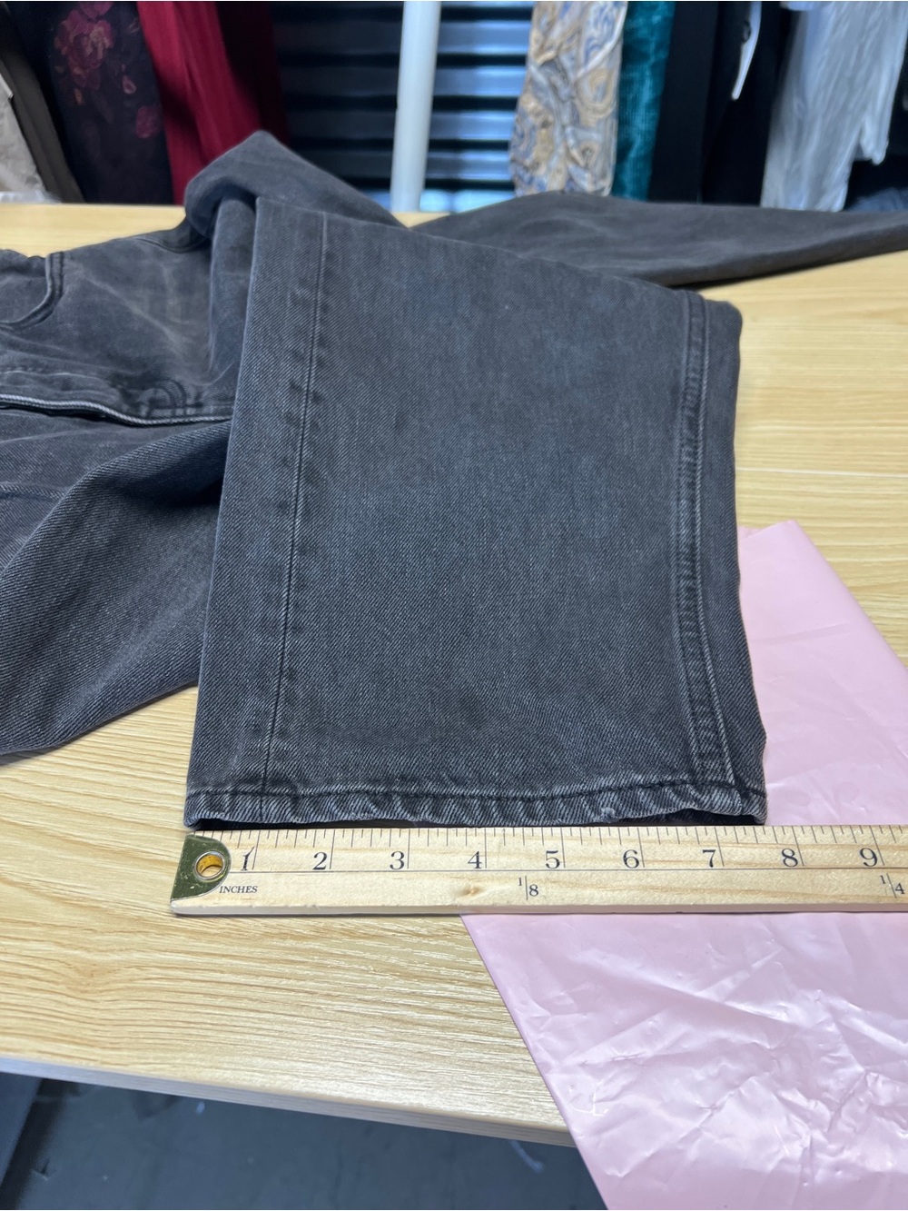 Madewell The Darted Barrel-Leg Jean Olenda Wash Size 24 - Picture 15 of 16